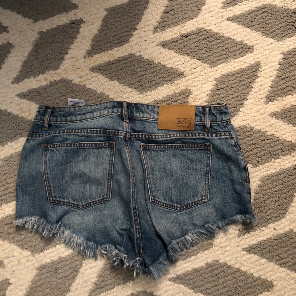 Denim shorts